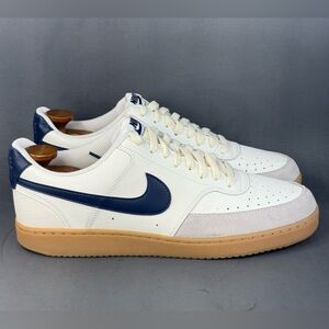 Nike Men's Court Visions Low Navy Sneakers